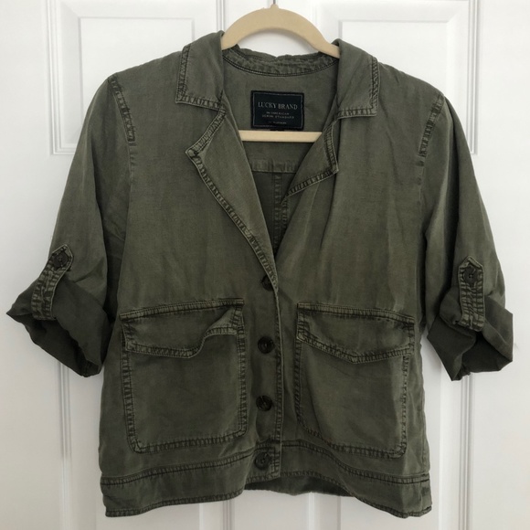 Lucky Brand Jackets & Blazers - Lucky Brand Utility Short-Sleeve Jacket Womens  S
